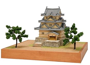 【中古】ウッディジョー 1/150 宇和島城 木製模型 組み立てキット