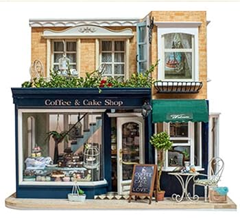 【中古】(t-FREAK)ドールハウス 手作りキットセットミニチュア 欧州旅行日記 パリの街角 cafe in Hallstatt(3)