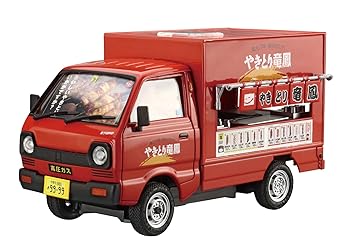 【中古】【未使用】青島文化教材社(AOSHIMA) 1/24 移動販売シリーズ No.8 やきとり竜鳳 プラモデル