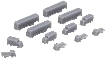 【中古】【未使用】モデリウム 1/700 TFSシリーズ 自動車セットB レジンキット T19V700-005M