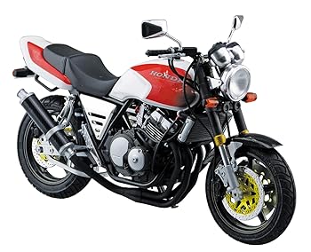 【中古】【未使用】青島文化教材社 1/12 ザ・バイクシリーズ No.53 ホンダ NC31 CB400 SUPER FOUR 1992年式 カスタムパーツ付き プラモデル 成型色