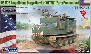【中古】【未使用】ゲッコーモデル 1/35 アメリカ M76 オーター 水陸両用貨物輸送車 前期型 プラモデル GEC35GM0102 (戦闘車両)(3)