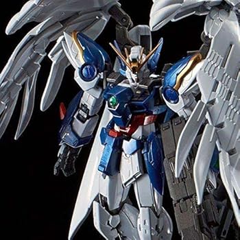 【中古】【未使用】BANDAI RG ウイングガンダムゼロ EW & ドライツバーク［チタニウムフィニッシュ］1/144 blue