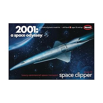 【中古】メビウスモデル 2001年宇宙の旅 オリオン号 スペースクリッパー 1/72スケール プラモデル MOE2..