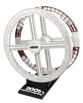 【中古】メビウスモデル 2001年宇宙の旅 宇宙ステーション5 全長約350mm 1/2600スケール プラモデル MOE2001-6