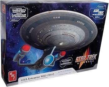 【中古】プラッツ AMT スタートレック U.S.S.エンタープライズ NCC-1701-C 1/1400スケール プラモデル AMT1332(3)