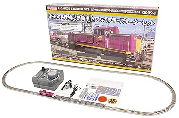 Rakuten - 【中古】ロクハン(Rokuhan) Zゲージ DE10 JR貨物入換動車色アンカプラースターターセット G009-1 鉄道模型 入門セット