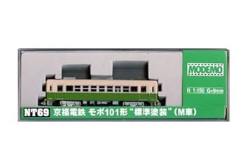 【中古】【未使用】Nゲージ NT69 京福電鉄 モボ101形 標準塗装 (M車)