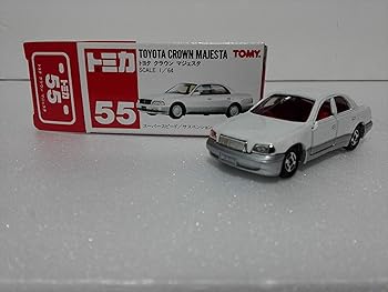 【中古】トミカ No.55 トヨタ クラウン マジェスタ 中国製 長期保管の クレイジーミニカーサークル ケ..