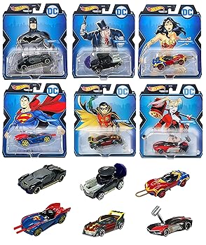 【中古】ホットウィール(Hot Wheels) HW スタジオ キャラクターカー アソート - DC 【ミニカー8台入り ..