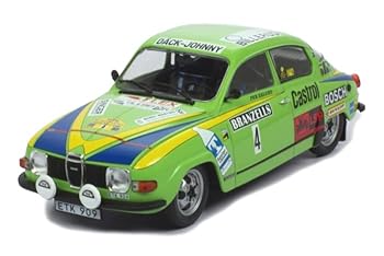 【中古】【未使用】イクソモデル サーブ 96 V4 76スウェーデン 優勝 #4 P.Eklund/B.Cederberg 1/18 18R..