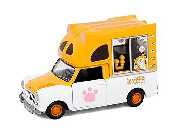 【中古】【未使用】Tiny City 1/64 ミニカー モーリス ミニ 香港アイスクリームバン LAN LAN CAT ダイ..