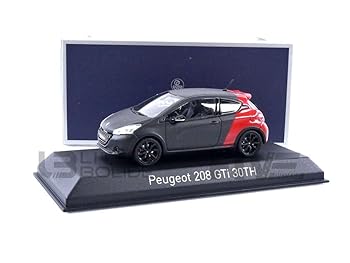 【中古】NOREV プジョー 208 GTi 30TH 14 マットブラック/レッド 1/43 472821