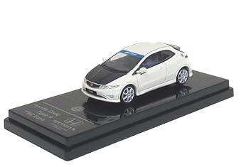 【中古】PARAGON（パラゴン） 1/64 PARA64 ホンダ シビック タイプR FN2 Euro 2007 ホワイト/カーボンフード RHD 完成品