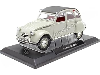 【中古】NOREV シトロエン 2CV AZAM 66 ローズグレー 1/18 181430