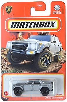 SHARP - 【中古】【未使用】マッチボックス ランボルギーニ LM002 グレー 1:64スケール トラック ユニ 子供 3-12歳