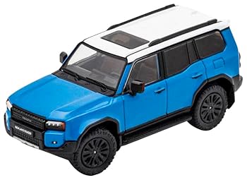 【中古】ゲインコーププロダクツ 1/64 トヨタ ランドクルーザー プラド 250 - (LHD) - ブルー 完成品