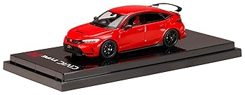 【中古】ホビージャパン HJ64 1/64 ホンダ CIVIC Type R (FL5) フレームレッド 完成品 HJ643063R