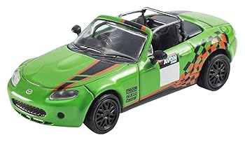 【中古】DIECASTTEAM 1/64 マツダ MX5 レーシングバージョン - (RHD) - グリーン 完成品 LL-045-196
