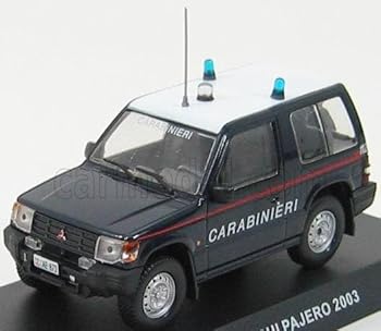 【中古】【未使用】三菱 パジェロ パトカー ミニカー 1/43 PAJERO 2003 カラビニエリ イタリア警察 [並..
