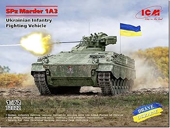 【中古】【未使用】ICM 1/72 SPz マーダー1A3 ウクライナ歩兵戦闘車 プラモデル 72822 (軍用車両)