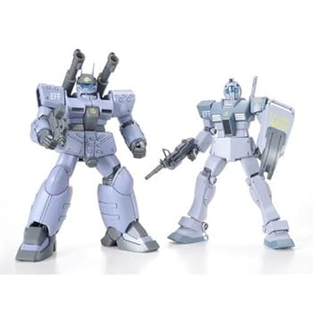 【中古】HGUC 1/144 ジム＆ガンキャノン量産型（ホワイト・ディンゴ隊仕様） （プレミアムバンダイ限定）(3.0)