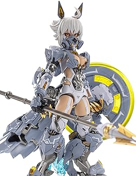 【中古】童友社 NUKE MATRIX CYBER FOREST FANTASY GIRLS 6 MAD WOLF -Carolina・Rolphe- 1/12スケール 全高約170mm 色分け済みプラモデル 初回限定版