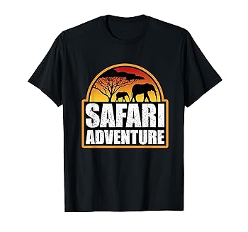 【中古】アフリカファンのためのサファリデザイン - サファリアドベンチャー Tシャツ
