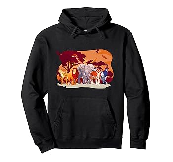 樂天商城 - 【中古】サファリアニマルI アフリカの動物I サファリ動物 パーカー