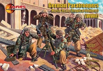 樂天商城 - 【中古】【未使用】Mars Figures 32037-1/32 ドイツ空挺部隊 モルタルチーム (トロピカルユニフォーム) 第二次世界大戦