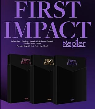 【中古】【未使用】Kep1er 1st ミニアルバム - FIRST IMPACT (ランダムバージョン)