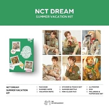 【中古】エヌシティードリーム - 2019 NCT DREAM SUMMER VACATION KIT DVD+2Notes+Summer Bottle+Mini ..
