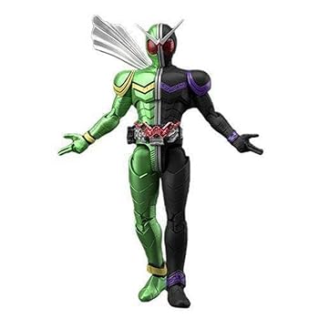 【中古】BANDAI SPIRITS(バンダイ スピリッツ) フィギュアライズスタンダード 仮面ライダーW サイクロンジョーカー 色分け済みプラモデル