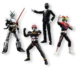 【中古】【未使用】掌動 仮面ライダーVS 3弾 ノーマル全4種 セット（仮面ライダーBLACK シャドームーン 仮面ライダーストロンガー 一ツ目タイタン）