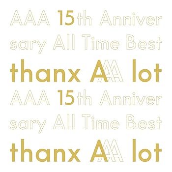 楽天AJIMURA-SHOP【中古】【未使用】AAA 15th Anniversary All Time Best -thanx AAA lot-（AL5枚組）（初回生産限定盤）