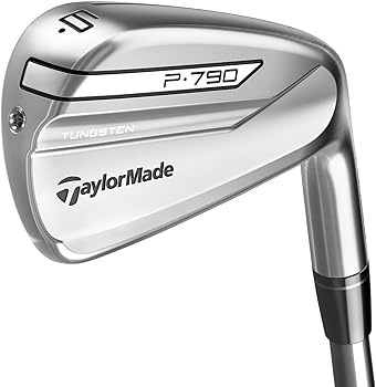 【中古】テーラーメイド(TAYLOR MADE) P790 IR アイアンセット 2018年モデル スチール メンズ AD944709 右 ロフト角:IR#5:23.5度/IR#6:26.5度/IR#7:30.5