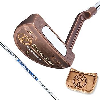 【中古】オデッセイ(ODYSSEY) 右用 パター GIRAFFE-BEAM #6 (マレットタイプ STROKE LAB 90シャフト(スチール) 34インチ) スチール メンズ