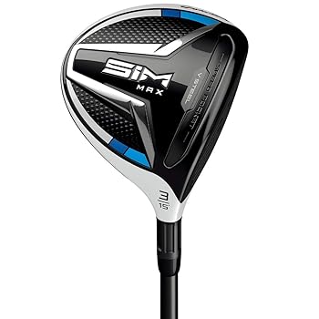 【中古】テーラーメイド(TAYLOR MADE) SIM MAX(シム マックス) フェアウェイウッド Diamana ZF60 カーボンシャフト メンズゴルフクラブ 右 ロフト角 : 15