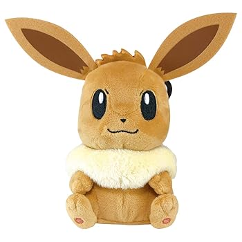 【中古】タカラトミーアーツ ポケットモンスター サウンド ぬいぐるみ ポケモン イーブイ 高さ約18cm