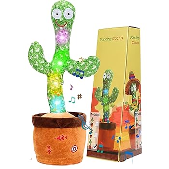 【中古】【未使用】Emoin 踊るサボテン おもちゃ サボテン 踊る/ダンシング/動く/歌う/録音 真似するぬいぐるみ サボテンおもちゃ talking cactus toy for kids 子