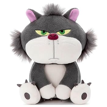 【中古】ディズニーキャラクター 洗えるビーンズコレクション ルシファー ぬいぐるみ高さ約15cm