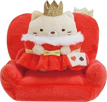 [중고] 스미코 구라시 테노리 인형 세트 고양이 [하트의 여왕] & 하트의 소파 MF65501