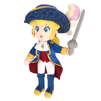 【中古】三英貿易(Sanei Boeki) プリンセスピーチ Showtime! 剣士ピーチ W16×D13×H26cm ぬいぐるみ PPS02