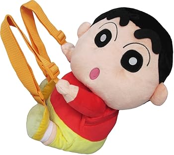 [중고] 크레용 신짱 신짱 온부 배낭 봉제인형 높이 30cm