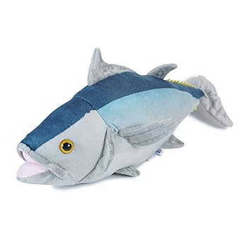 【中古】【未使用】わくわく図鑑-海の生きもの編 動物ぬいぐるみ (マグロ)