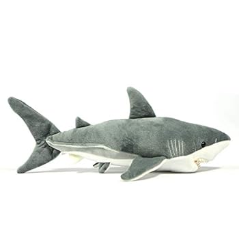 【中古】【未使用】ZHONGXIN MADEリアルなホオジロザメのぬいぐるみ グレー65cmリアルなホオジロザメのぬいぐるみ スローピロー スーパーソフト リアルな海の動物