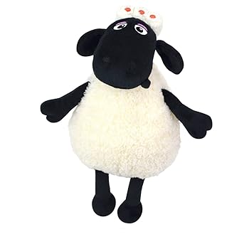 [중고][미사용]NICI 봉제인형 양의 숀 화이트 티미 엄마 25cm 양 선물