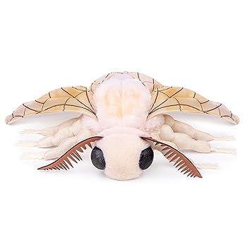 【中古】【未使用】lilizzhoumax リアルなシルク蛾のぬいぐるみ-ホワイト10.63インチ 蛾のぬいぐるみ 男の子用ぬいぐるみ 女の子用おもちゃ 子供用ギフト 出産