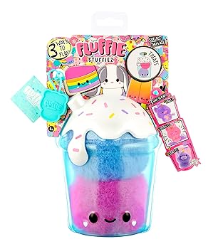 【中古】【未使用】Fluffie Stuffiezフラッフィー・スタッフィーズ 小さなぬいぐるみ - ボバ