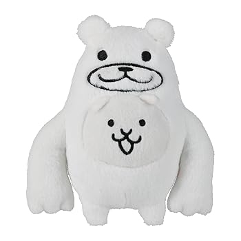 [중고] 냥코 대상점 오리지널 봉제인형 고양이 곰 냥코 대전쟁(S)